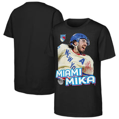 Mika Zibanejad New York Rangers Outerstuff Youth Miami Mika T-Shirt