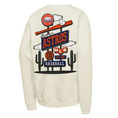Houston Astros Youth Retro Billboard Sweatshirt - Natural | Mitchell & Ness