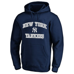 New York Yankees Big & Tall Heart & Soul Hoodie - Navy