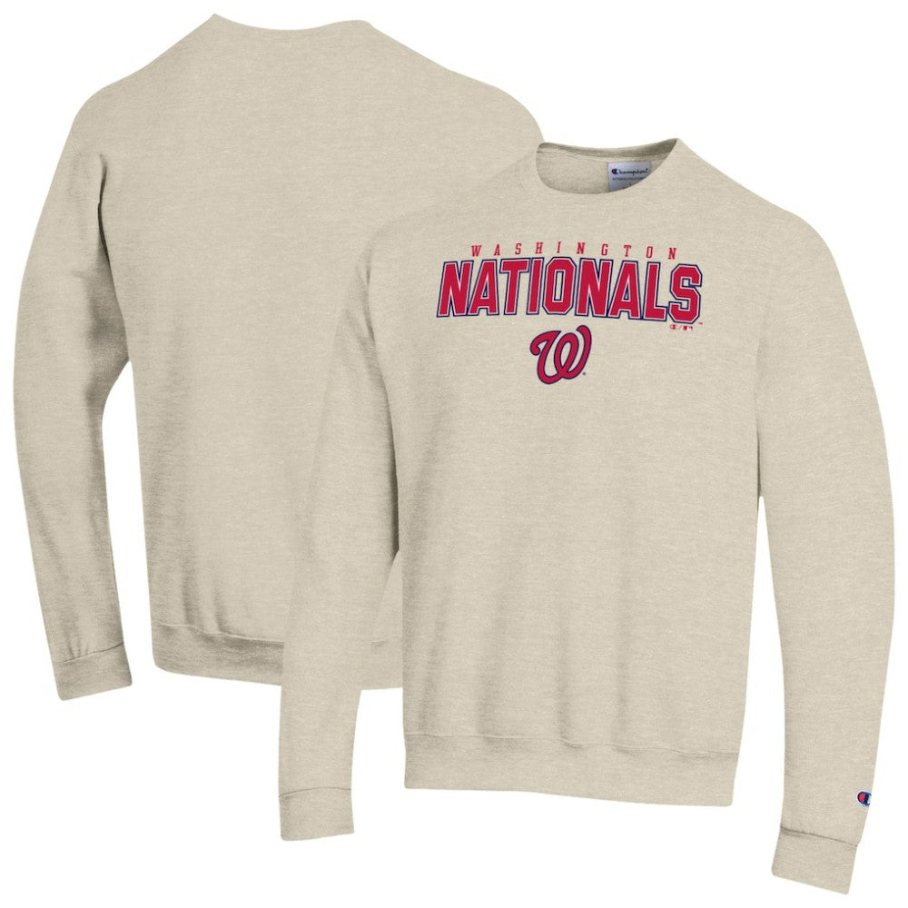 Washington Nationals Champion Eco Powerblend Sweatshirt - Oatmeal