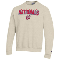 Washington Nationals Champion Eco Powerblend Sweatshirt - Oatmeal