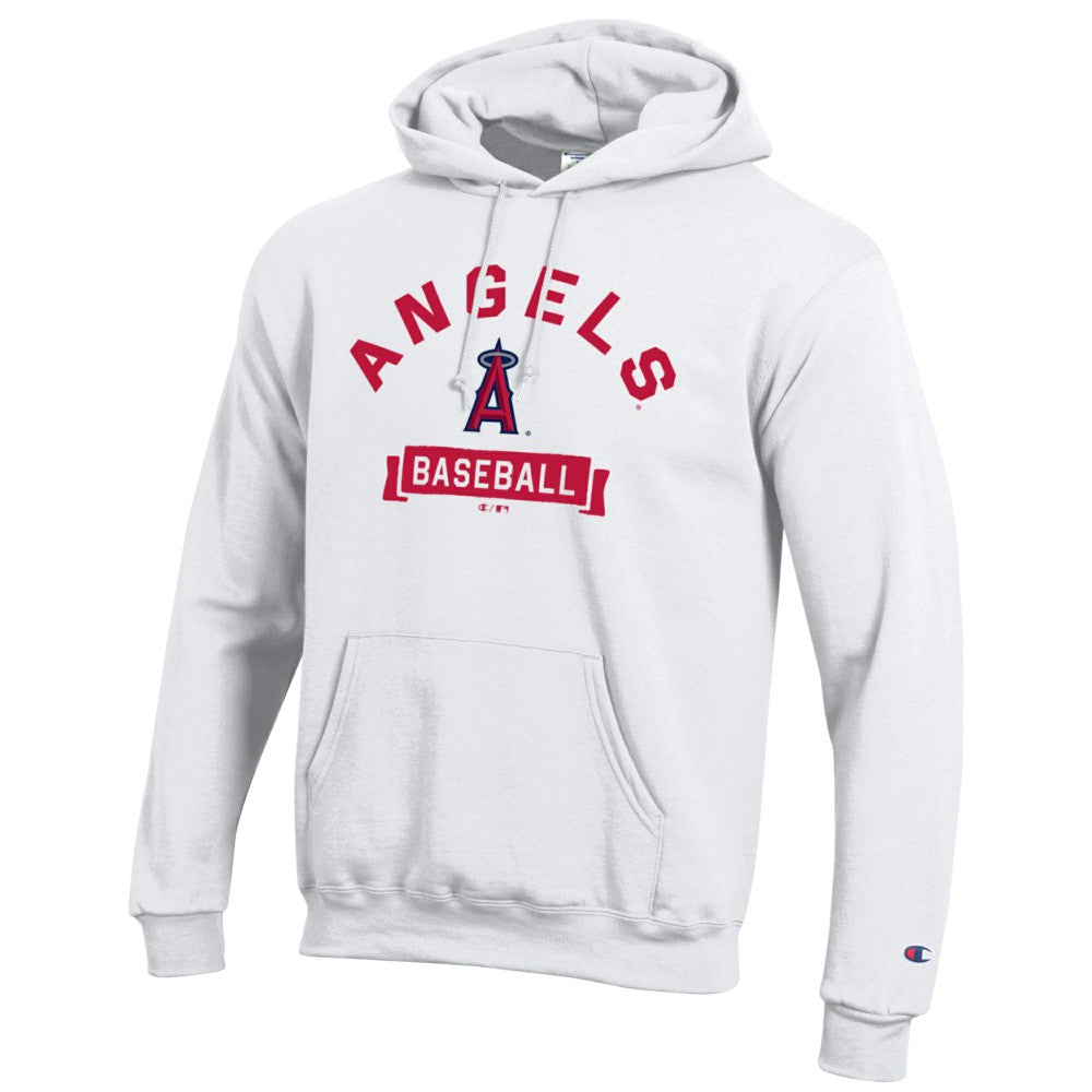 Los Angeles Angels Champion Eco Powerblend Hoodie - White