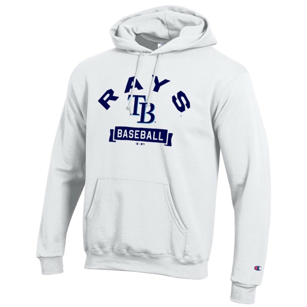 Tampa Bay Rays Champion Eco Powerblend Hoodie - White