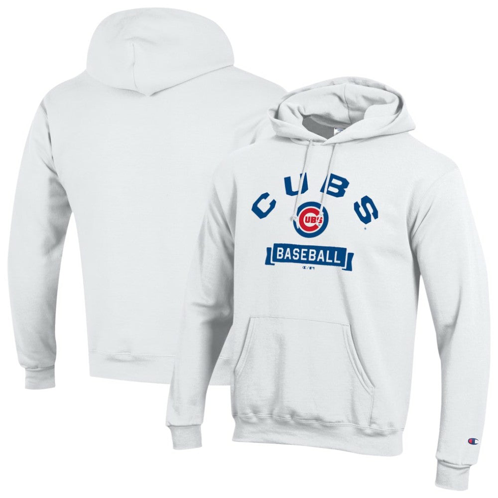 Chicago Cubs Champion Eco Powerblend Hoodie - White