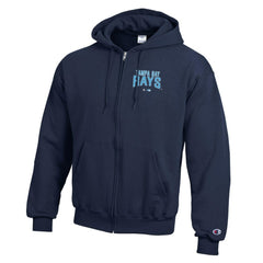 Tampa Bay Rays Champion Eco Powerblend Full-Zip Hoodie - Navy