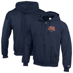 Houston Astros Champion Eco Powerblend Full-Zip Hoodie - Navy