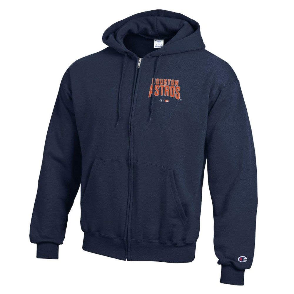 Houston Astros Champion Eco Powerblend Full-Zip Hoodie - Navy