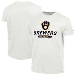 Milwaukee Brewers Champion Ultimate Tri-blend T-Shirt - White