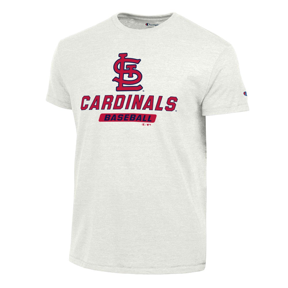St. Louis Cardinals Champion Ultimate Tri-blend T-Shirt - White