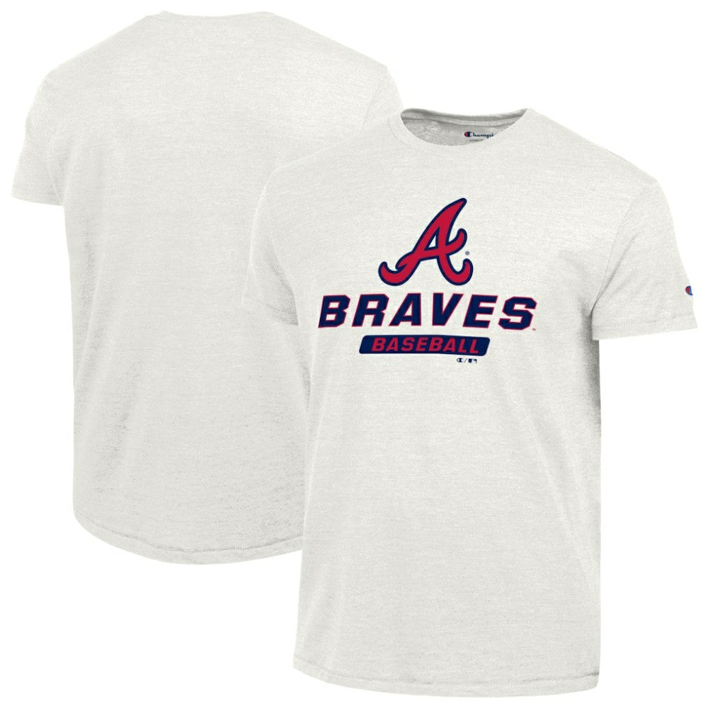 Atlanta Braves Champion Ultimate Tri-blend T-Shirt - White