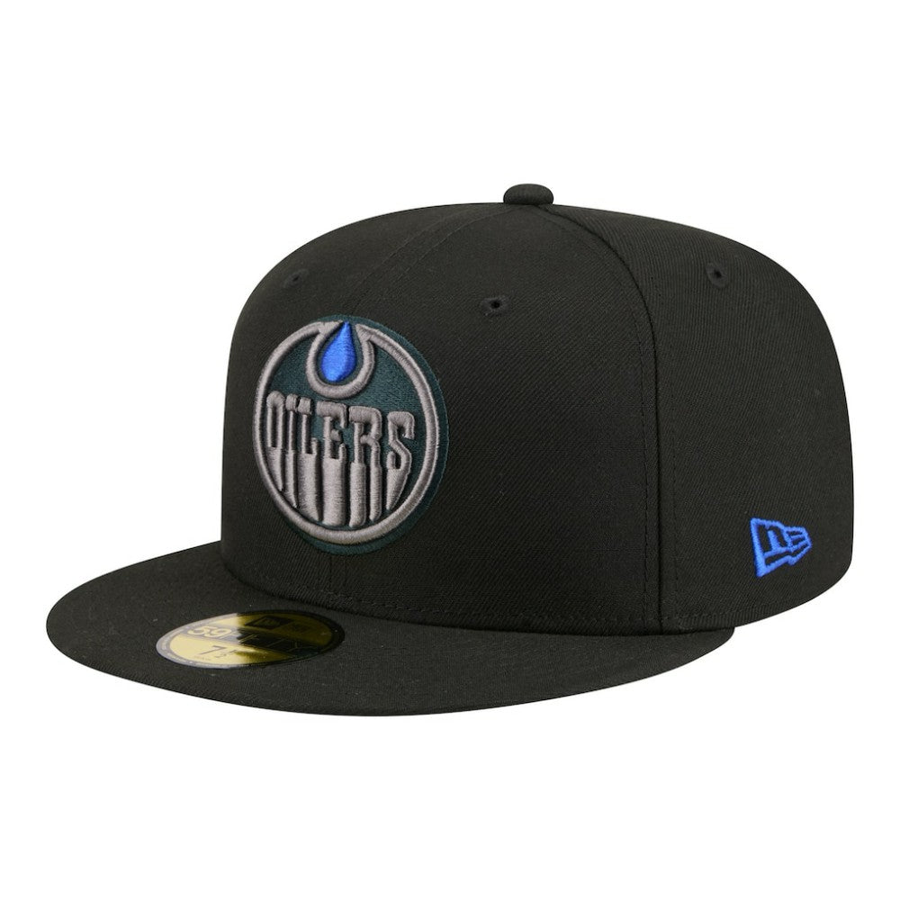 Edmonton Oilers New Era Color Pop 59FIFTY Fitted Hat