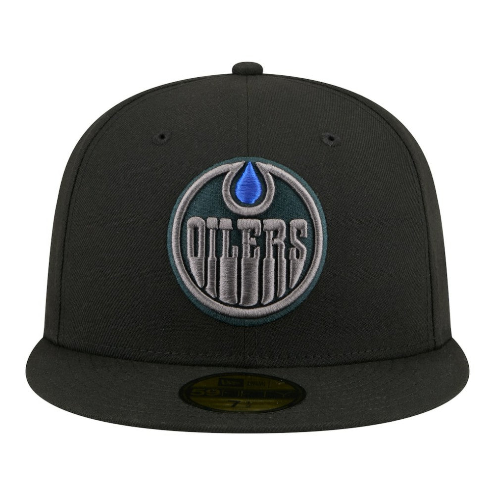 Edmonton Oilers New Era Color Pop 59FIFTY Fitted Hat