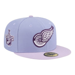Detroit Red Wings New Era Lavender Bloom 59FIFTY Fitted Hat