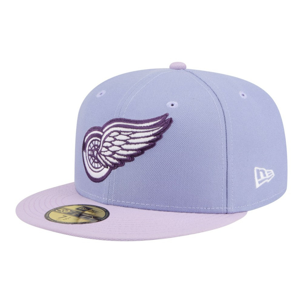 Detroit Red Wings New Era Lavender Bloom 59FIFTY Fitted Hat