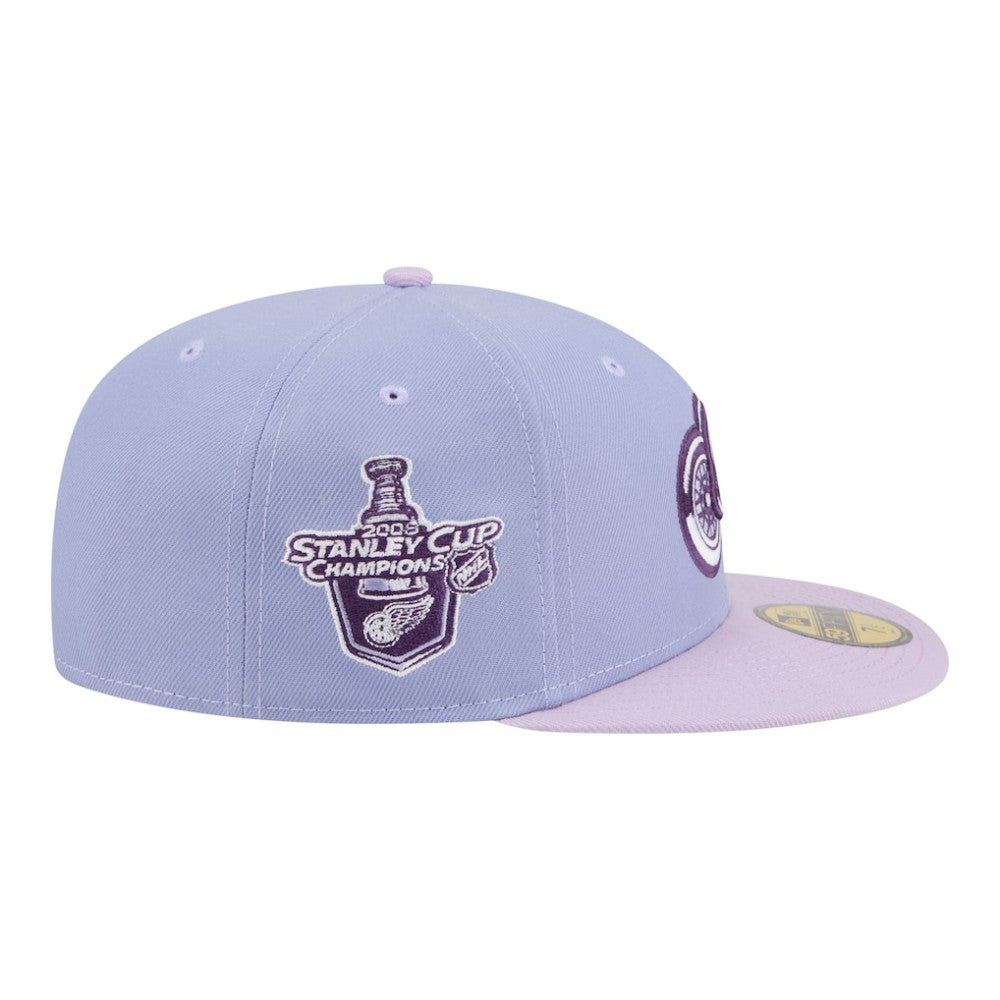 Detroit Red Wings New Era Lavender Bloom 59FIFTY Fitted Hat