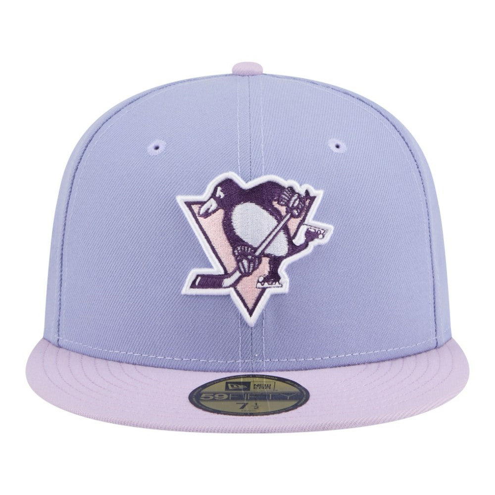 Pittsburgh Penguins New Era Lavender Bloom 59FIFTY Fitted Hat