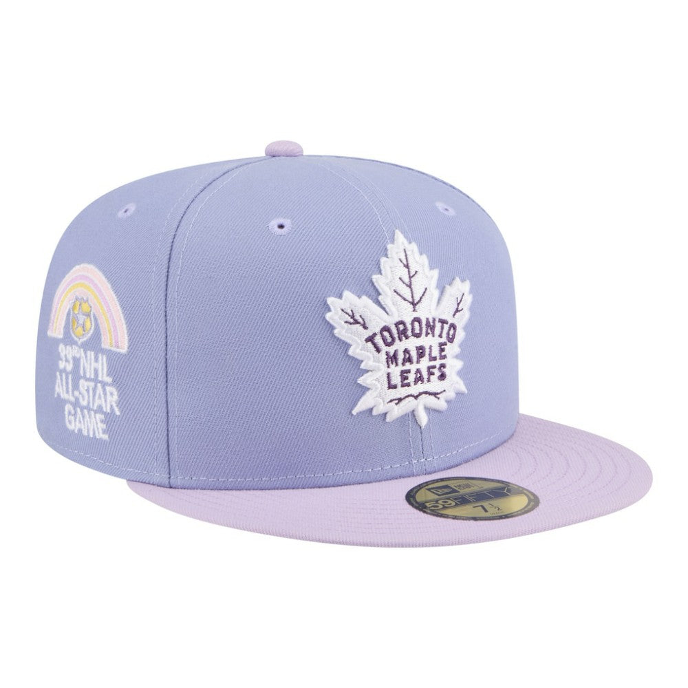 Toronto Maple Leafs New Era Lavender Bloom 59FIFTY Fitted Hat