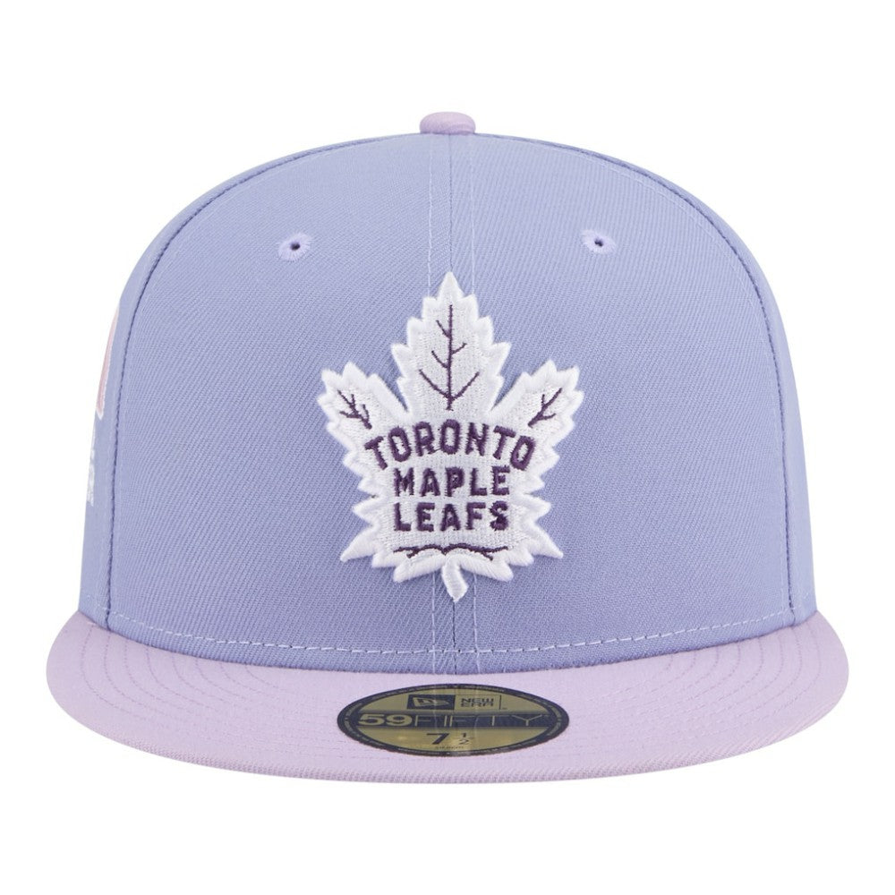 Toronto Maple Leafs New Era Lavender Bloom 59FIFTY Fitted Hat