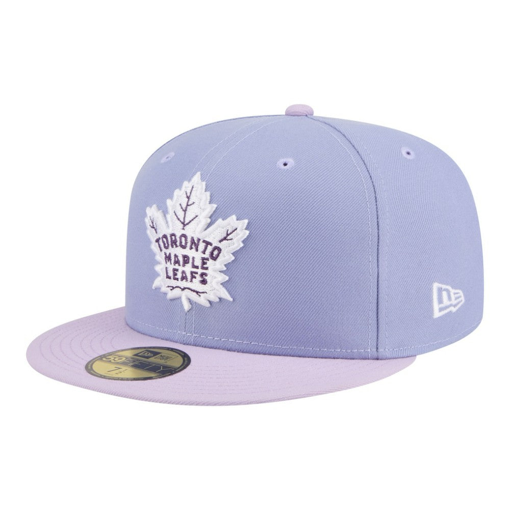 Toronto Maple Leafs New Era Lavender Bloom 59FIFTY Fitted Hat