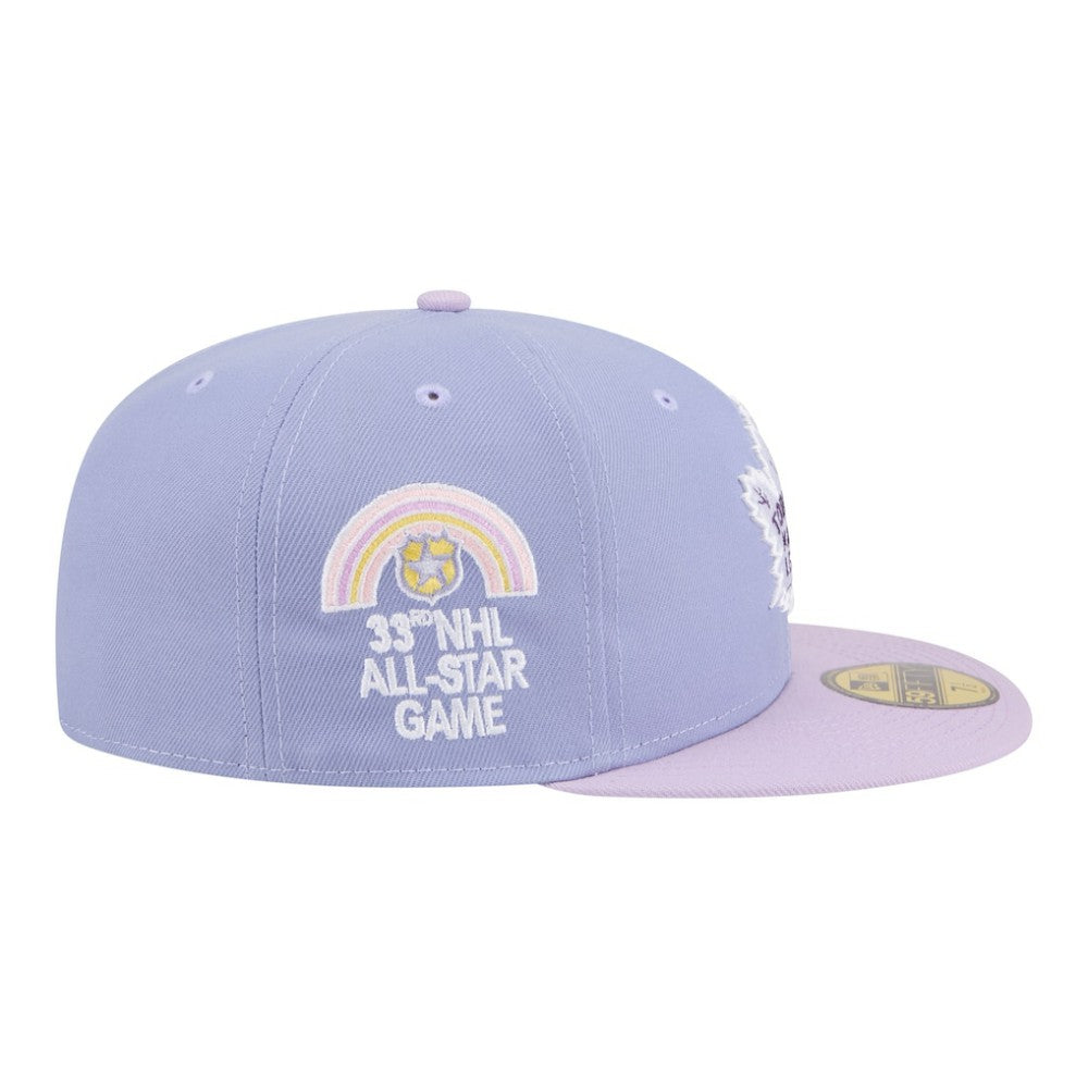 Toronto Maple Leafs New Era Lavender Bloom 59FIFTY Fitted Hat