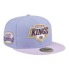 Los Angeles Kings New Era Lavender Bloom 59FIFTY Fitted Hat
