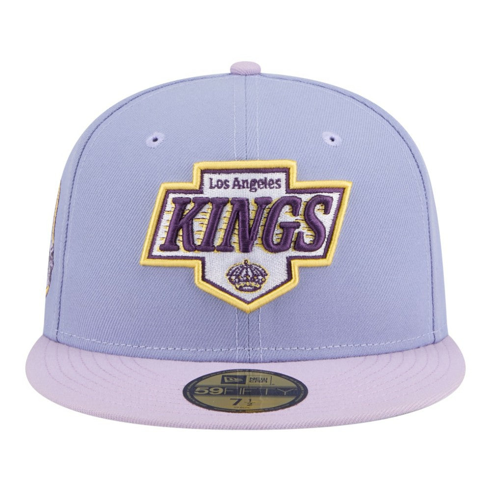 Los Angeles Kings New Era Lavender Bloom 59FIFTY Fitted Hat