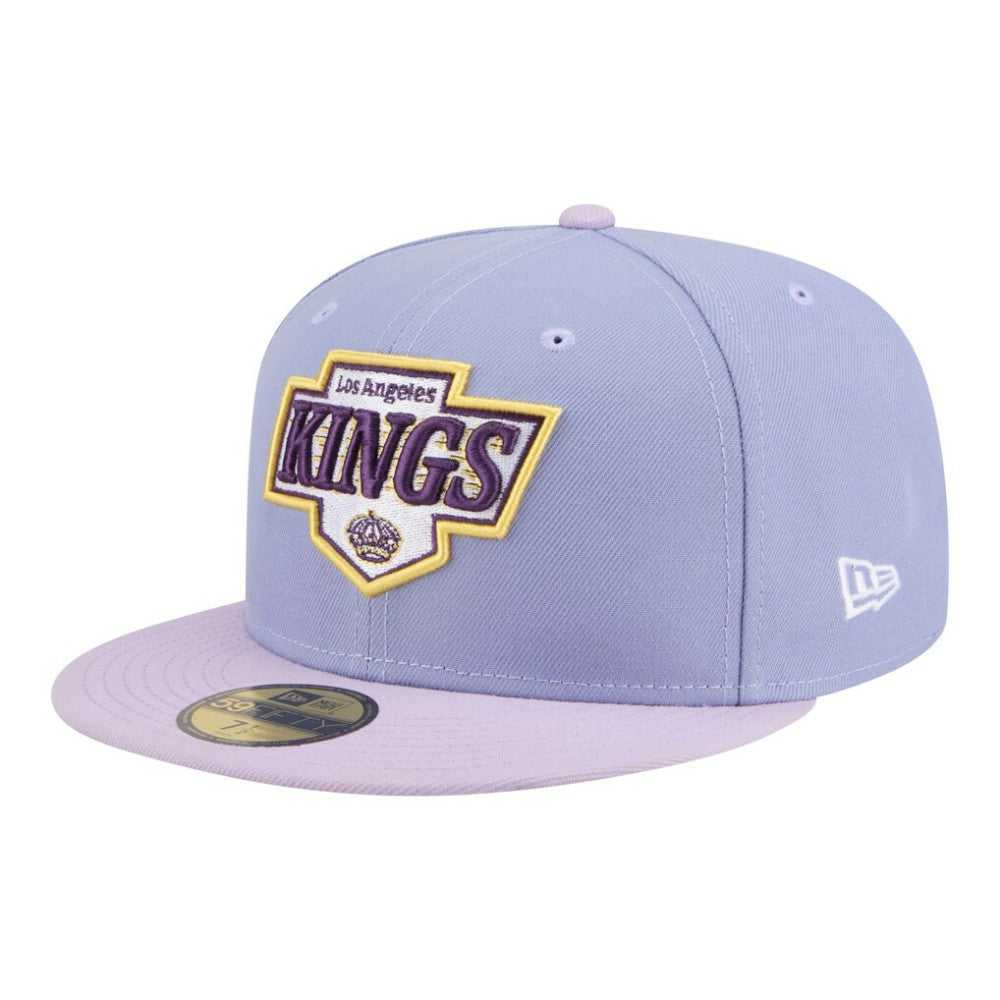 Los Angeles Kings New Era Lavender Bloom 59FIFTY Fitted Hat