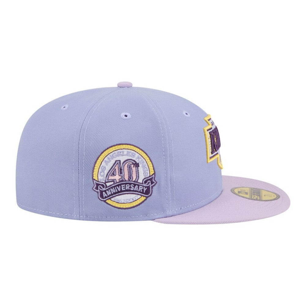 Los Angeles Kings New Era Lavender Bloom 59FIFTY Fitted Hat