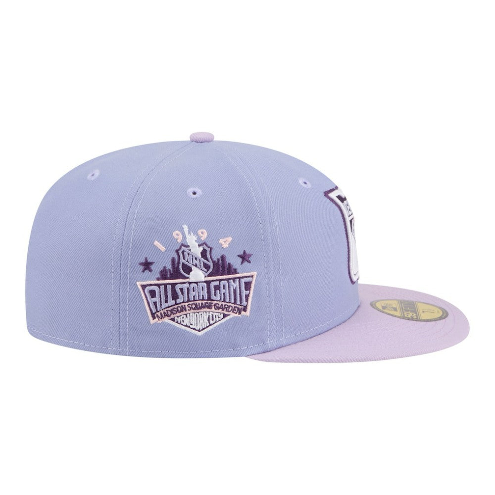 New York Rangers New Era Lavender Bloom 59FIFTY Fitted Hat