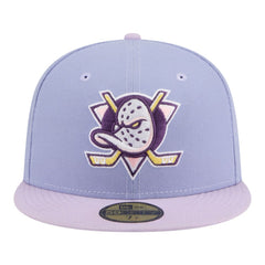 Anaheim Ducks New Era Lavender Bloom 59FIFTY Fitted Hat