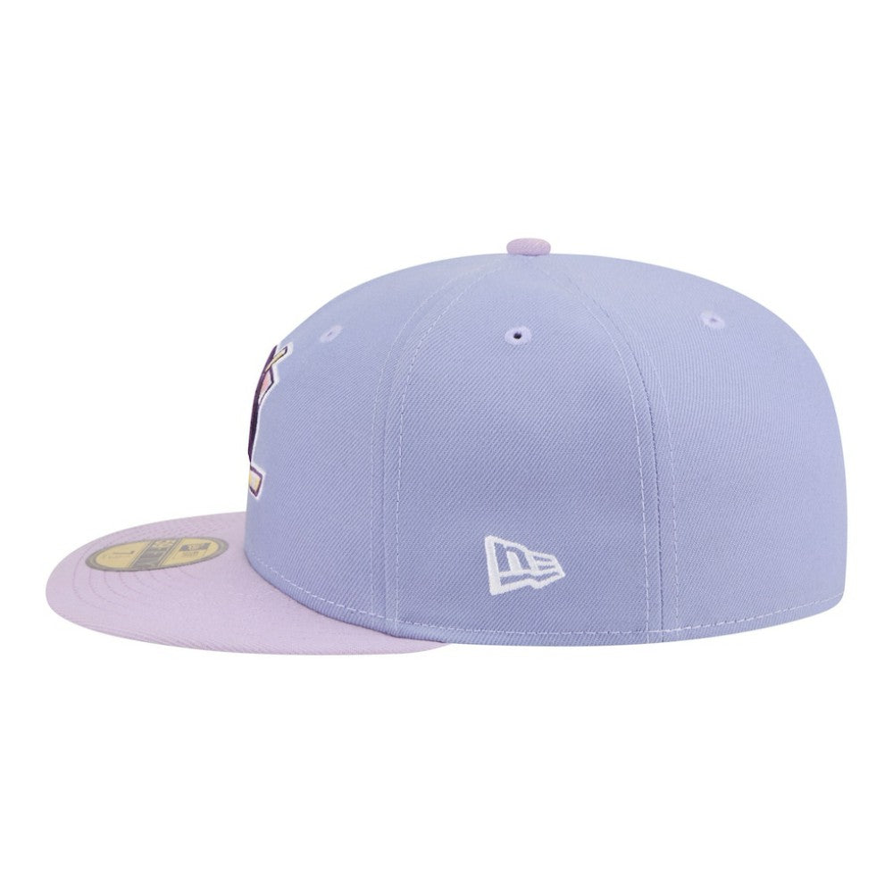 Anaheim Ducks New Era Lavender Bloom 59FIFTY Fitted Hat
