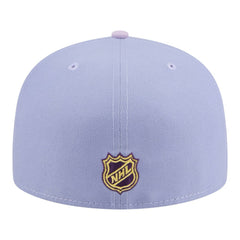 Chicago Blackhawks New Era Lavender Bloom 59FIFTY Fitted Hat