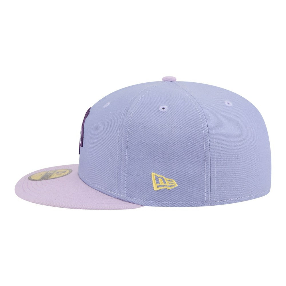 Chicago Blackhawks New Era Lavender Bloom 59FIFTY Fitted Hat