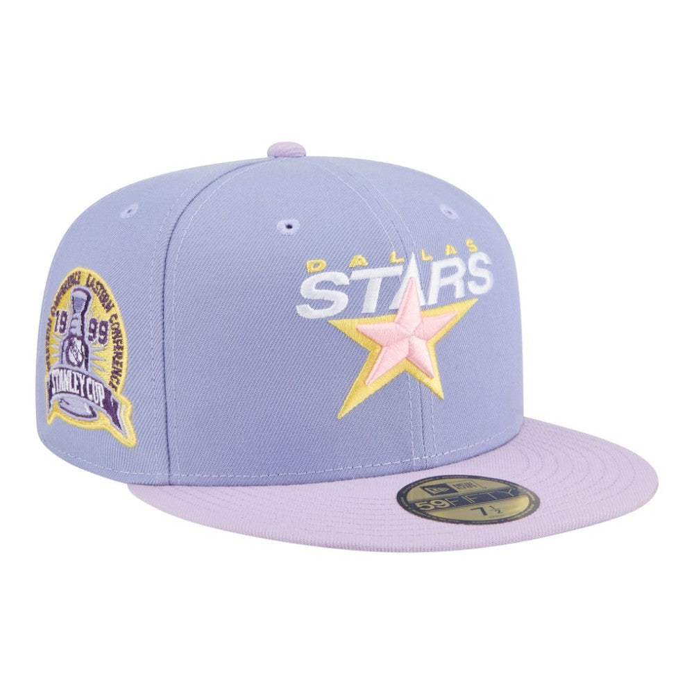 Dallas Stars New Era Lavender Bloom 59FIFTY Fitted Hat