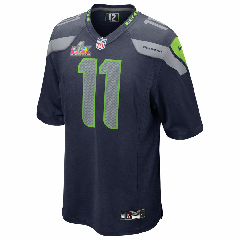 NFL Seattle Seahawks Jaxon Smith-Njigba  Super Bowl LX Patch Game Jersey