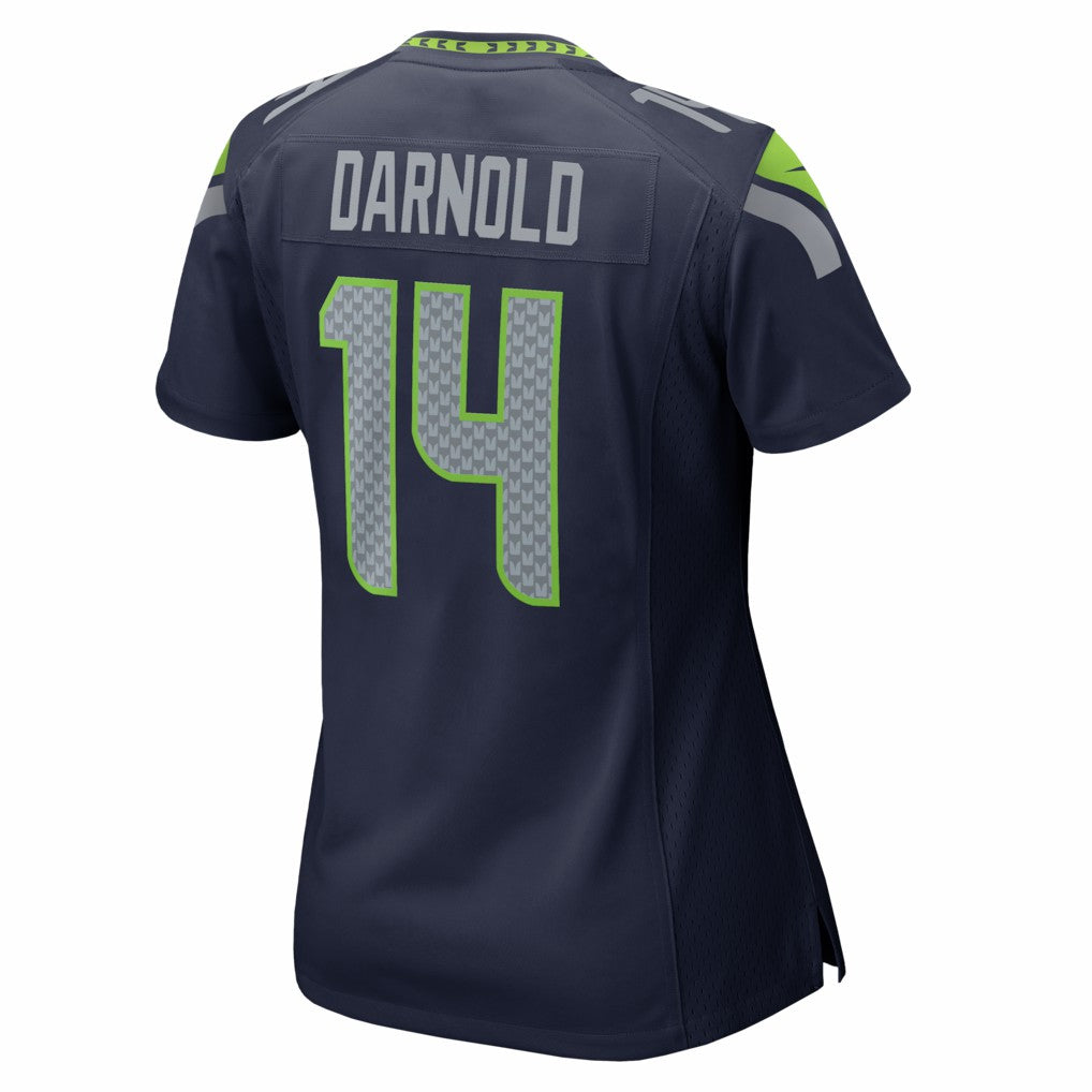 NFL Seattle Seahawks Sam Darnold  Women's Super Bowl LX Patch Game Jersey