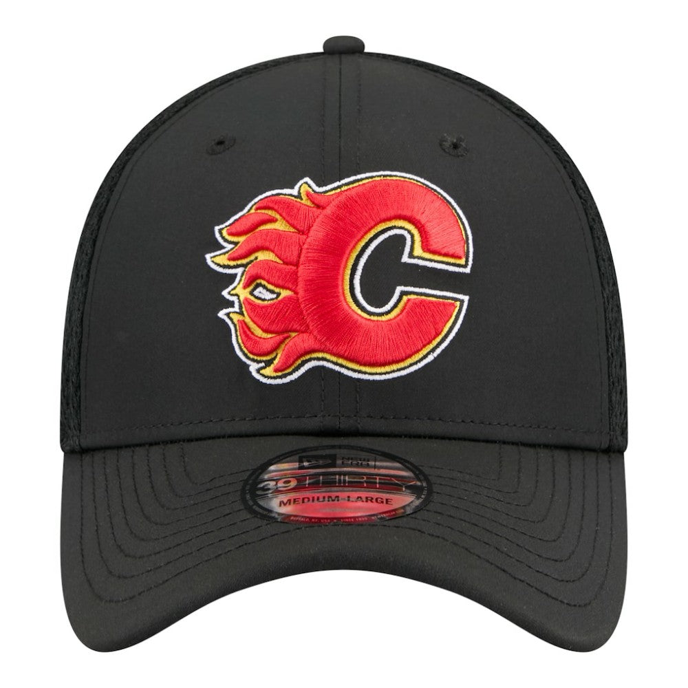 Calgary Flames New Era Logo 39THIRTY Flex Hat