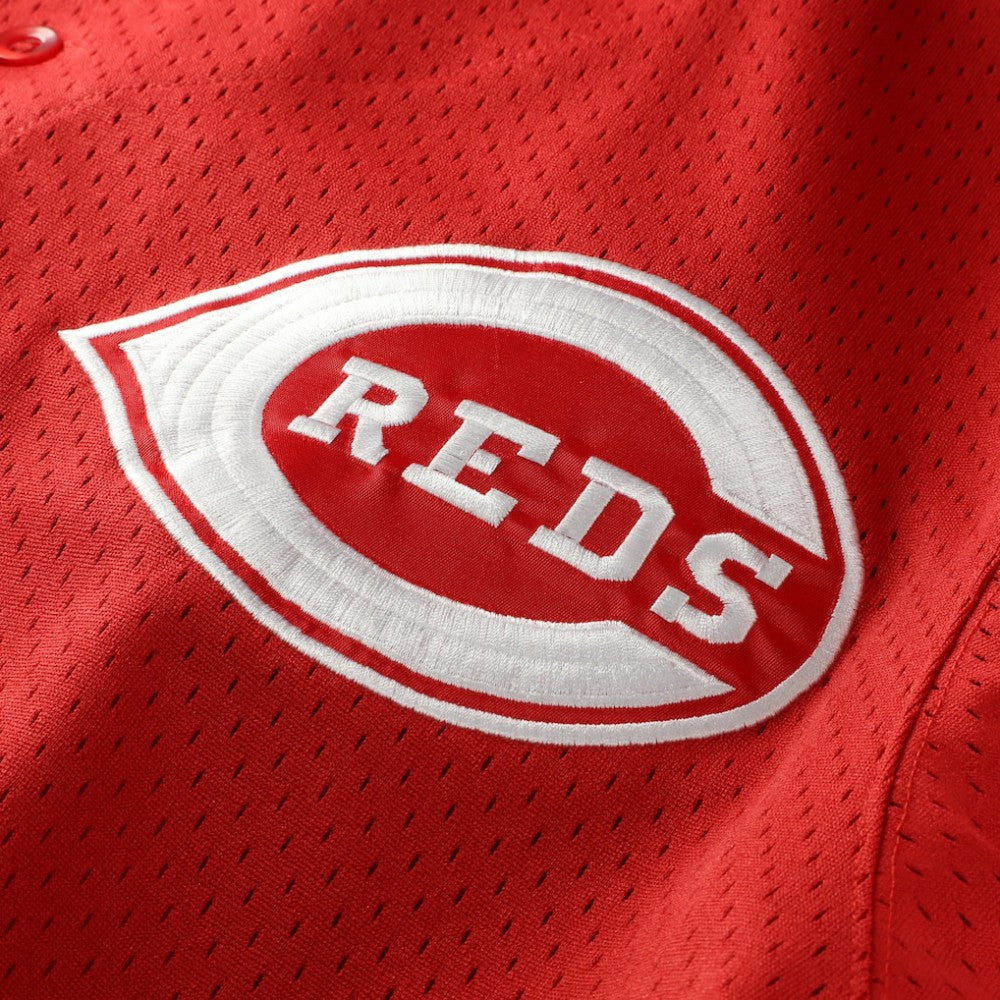 Deion Sanders Cincinnati Reds Big & Tall Cooperstown Mesh Batting Practice Jersey - Red | Mitchell & Ness
