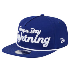 Tampa Bay Lightning New Era Team Text Golfer Adjustable Hat