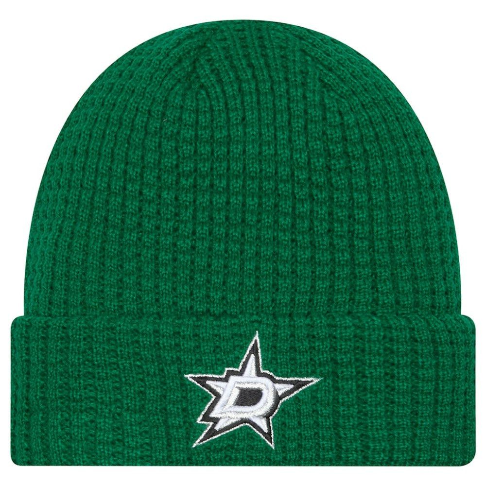 Dallas Stars New Era Waffle Cuffed Knit Hat