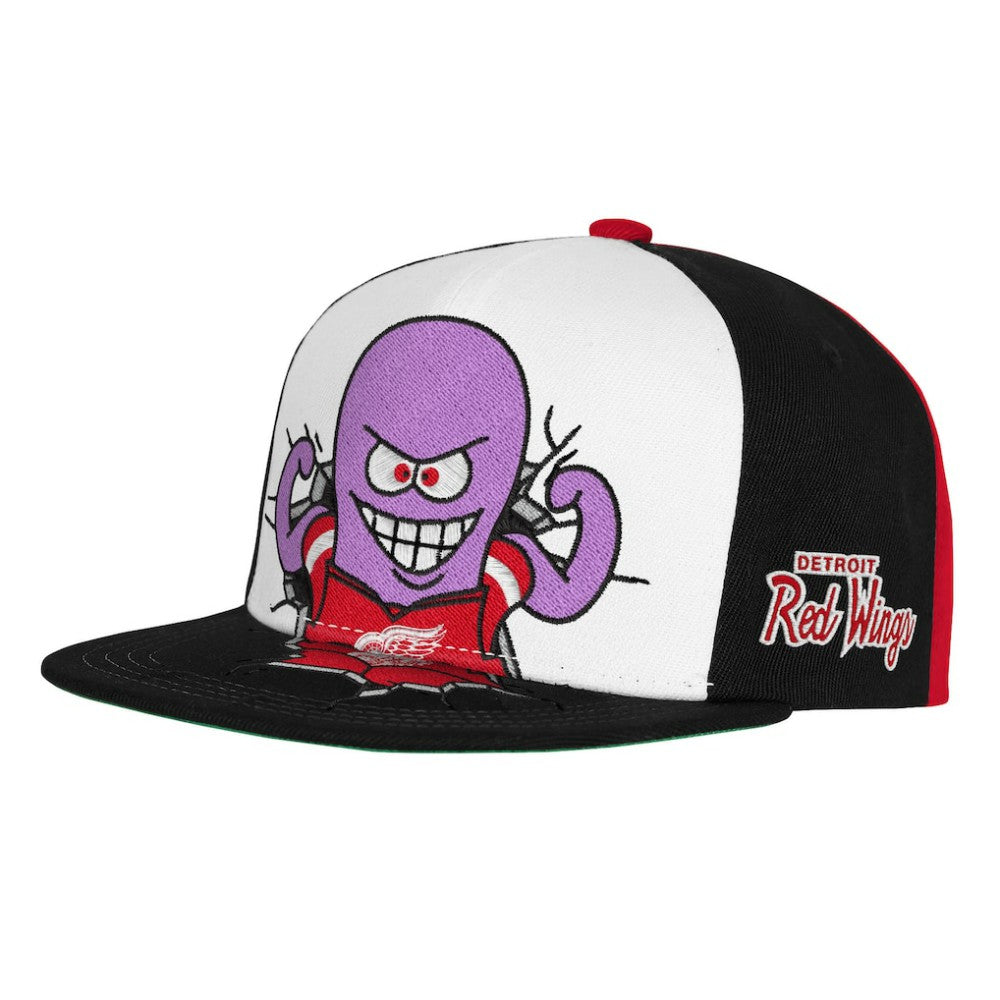 Detroit Red Wings Mitchell & Ness Youth Mascot Snapback Hat