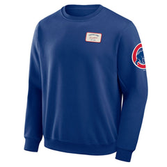 Chicago Cubs Darius Rucker Collection Washed Crew Neck Pullover Sweatshirt - Royal