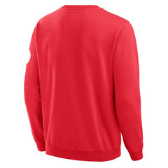Philadelphia Phillies Darius Rucker Collection Washed Crew Neck Pullover Sweatshirt - Red