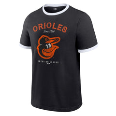 Baltimore Orioles Darius Rucker Collection Washed Ringer T-Shirt - Black