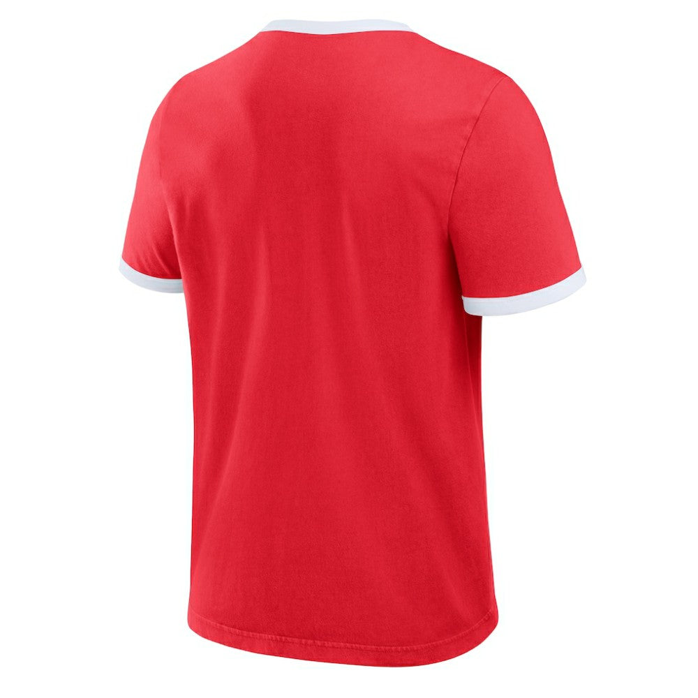 Philadelphia Phillies Darius Rucker Collection Washed Ringer T-Shirt - Red