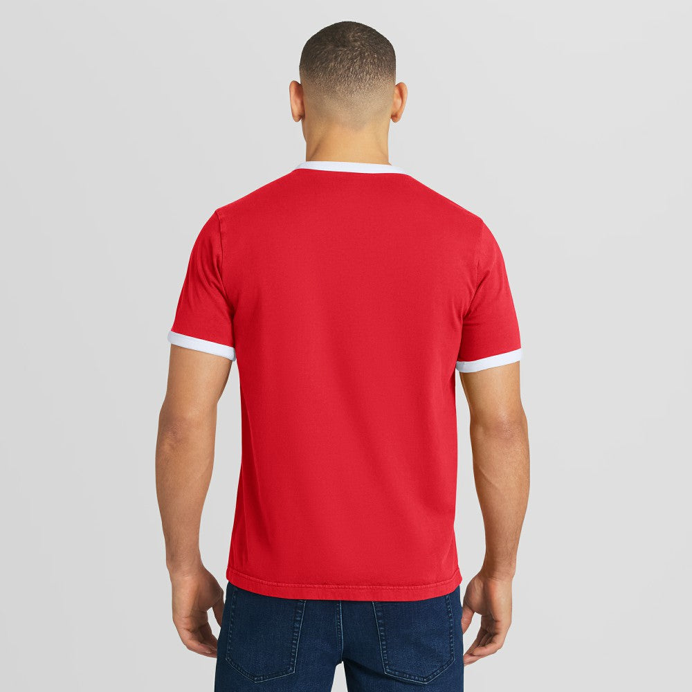 Cincinnati Reds Darius Rucker Collection Washed Ringer T-Shirt - Red