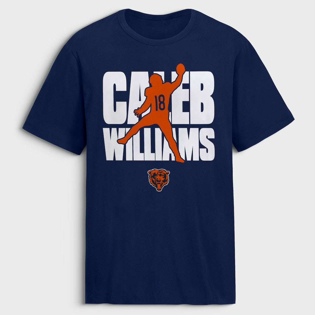NFL Chicago Bears Caleb Williams  Silo T-Shirt