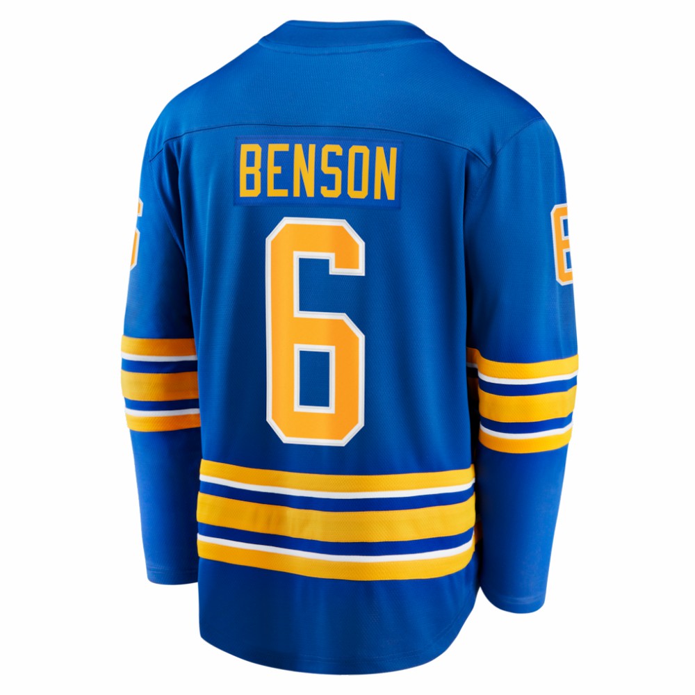 Zach Benson Buffalo Sabres Fanatics Home Breakaway Jersey