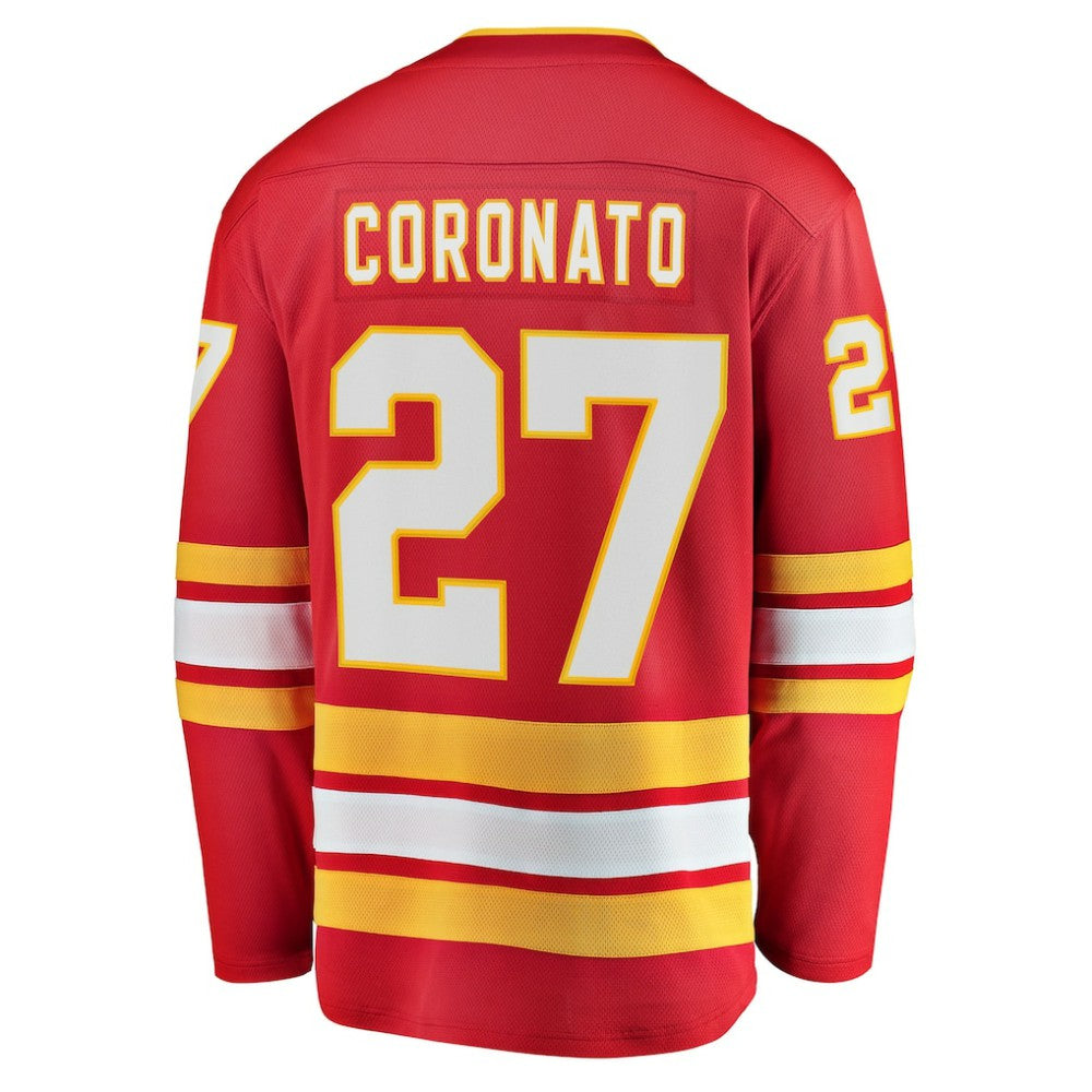 Matt Coronato Calgary Flames Fanatics Home Breakaway Jersey