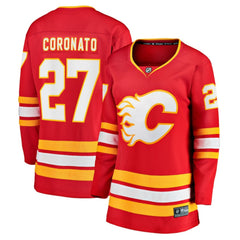 Matt Coronato Calgary Flames Fanatics Women's Home Breakaway Jersey